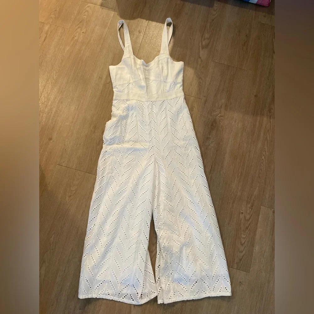 Anthropologie Eyelet Jumpsuit ett•twa - Picture 3 of 7